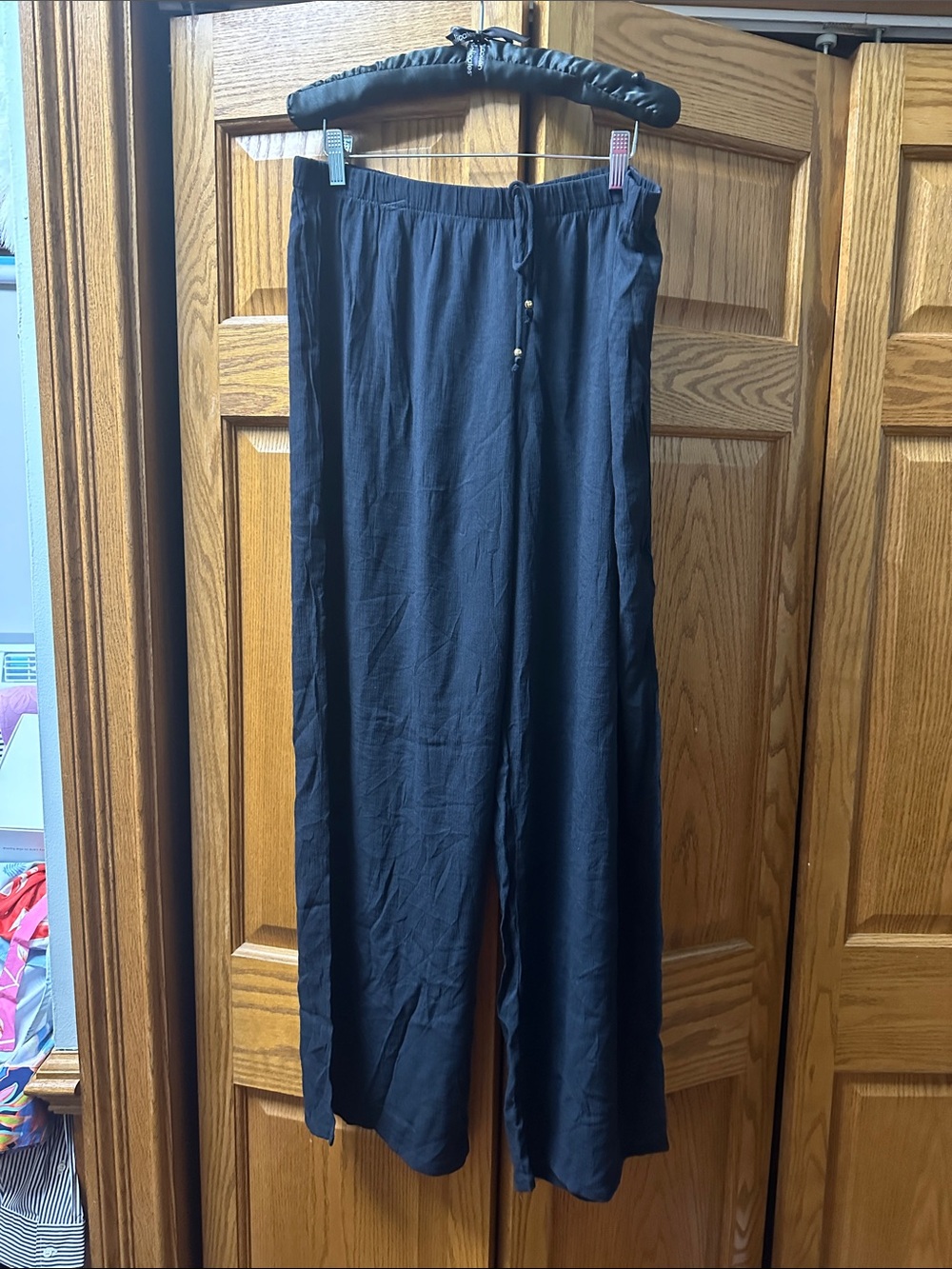 Miken Women's Black Swim Coverup Pants